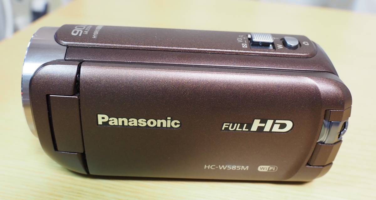 Panasonic ビデオカメラ HC-W585M ブラウン ケース付【5年保証残あり】