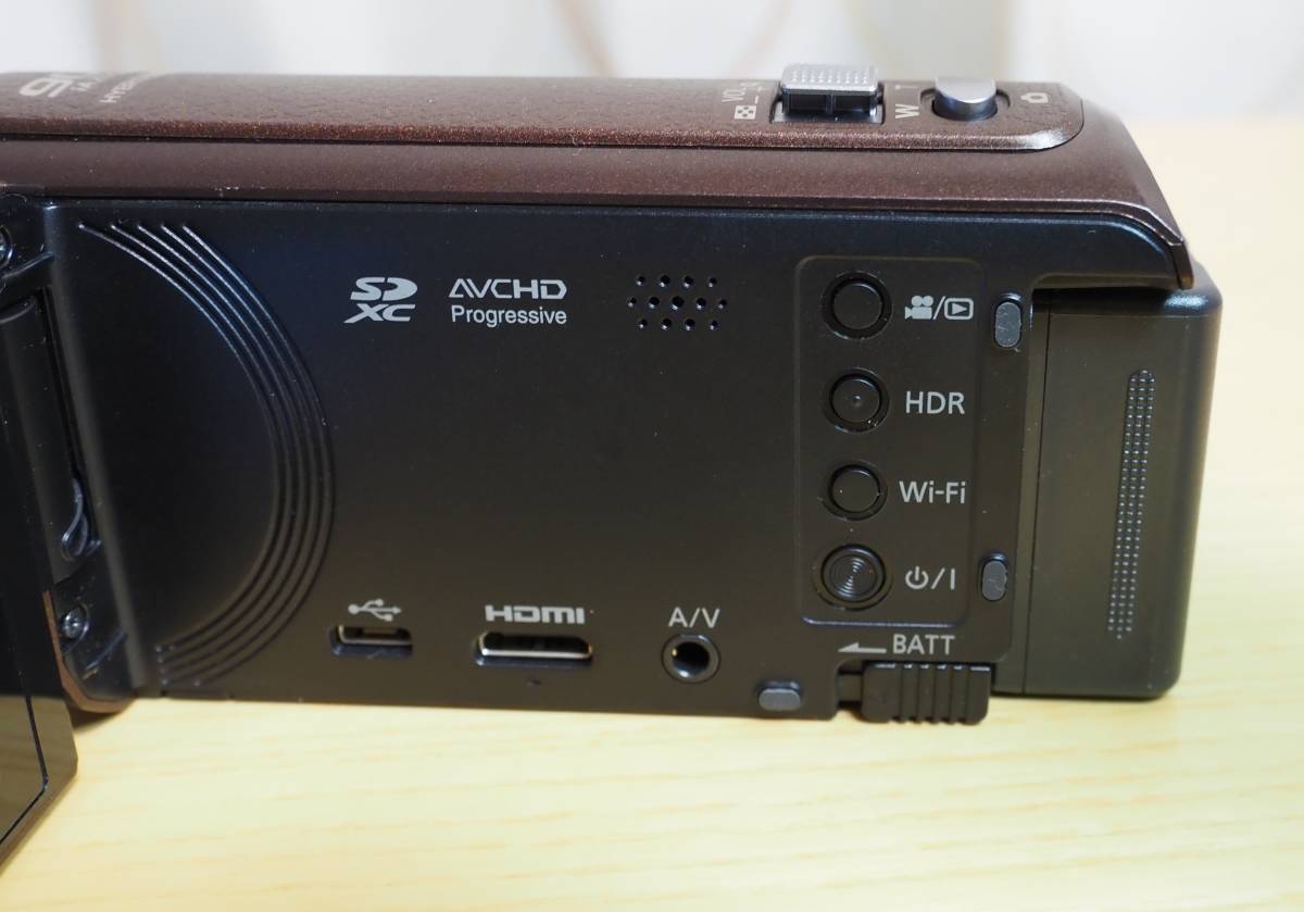 Panasonic ビデオカメラ HC-W585M ブラウン ケース付【5年保証残あり】