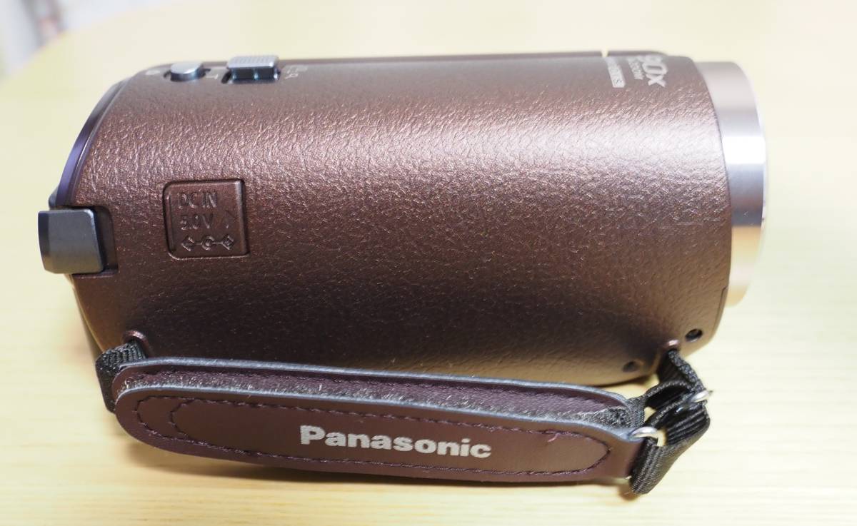 Panasonic ビデオカメラ HC-W585M ブラウン ケース付【5年保証残あり】