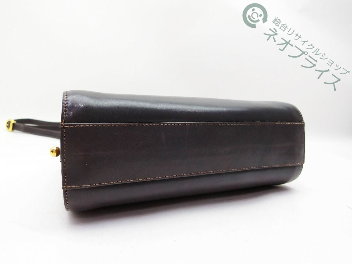 ◇S3335 Ferragamo フェラガモ ガンチーニ がま口 レザー ショルダー 