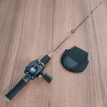 ベイトリール セット 穴釣り ロッド 2ピース 67cm リールカバー付き 根魚 黒 テトラ 海水 売買されたオークション情報 Yahooの商品情報をアーカイブ公開 オークファン Aucfan Com