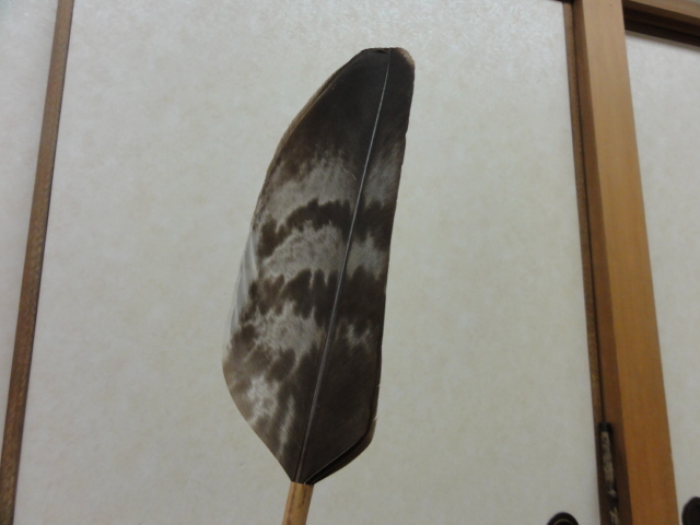 送料無料】 茶道具 御羽箒 まとめて6点 箒博作1点/つかみ羽根等 長期保管品