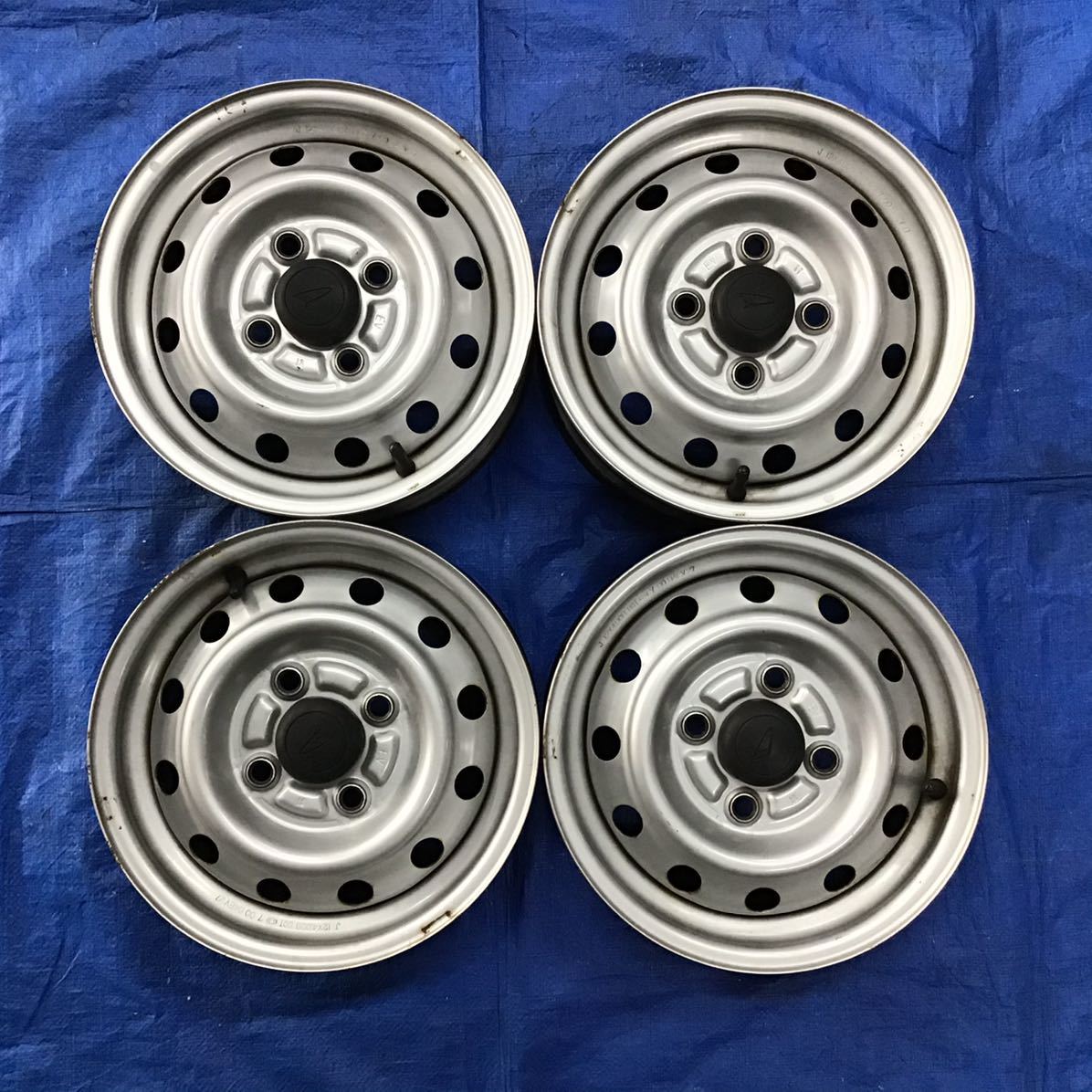ダイハツ 純正スチールホイール 12×4J+35 12インチ4本セット [K-1416]