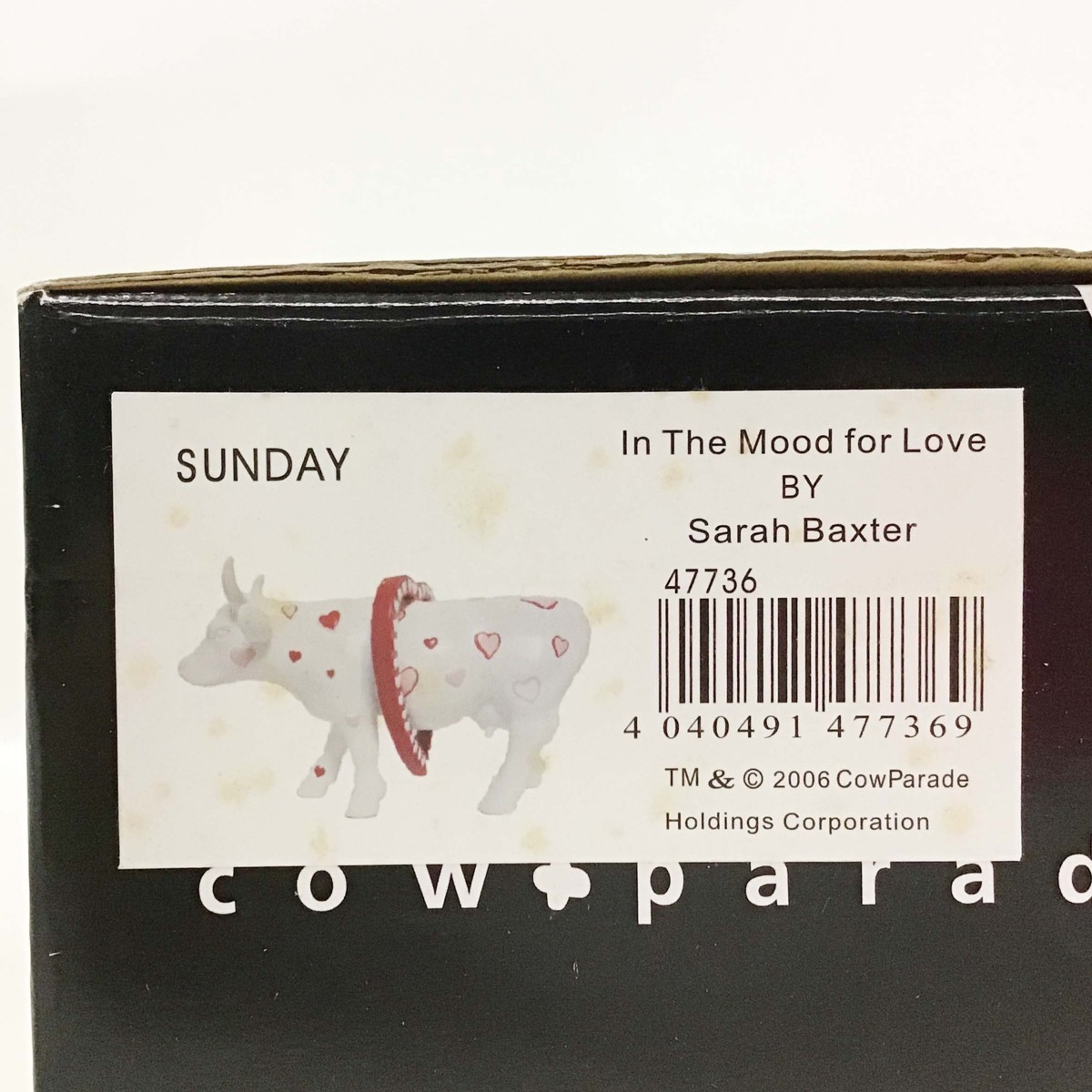 t) cow parade カウパレード 置物 オブジェ 47736 In The Mood For