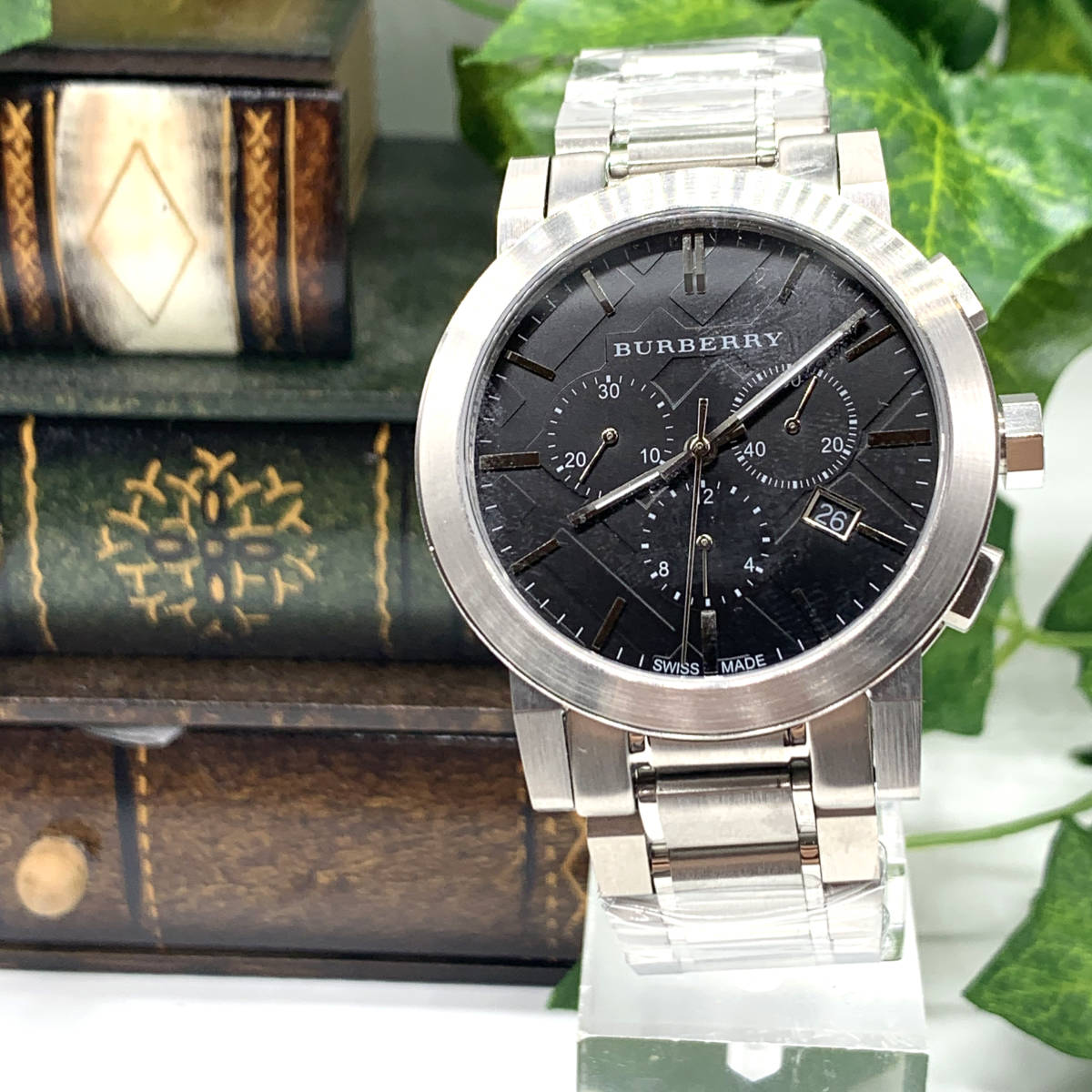 2026年最新バーバリー BURBERRY バーバリー BU9351 クロノグラフ 