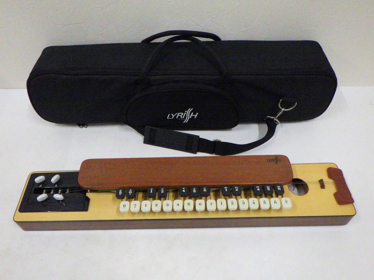 ライリッシュ LPS50 均等鍵盤 大正琴 4弦 ピックアップ付き ラ