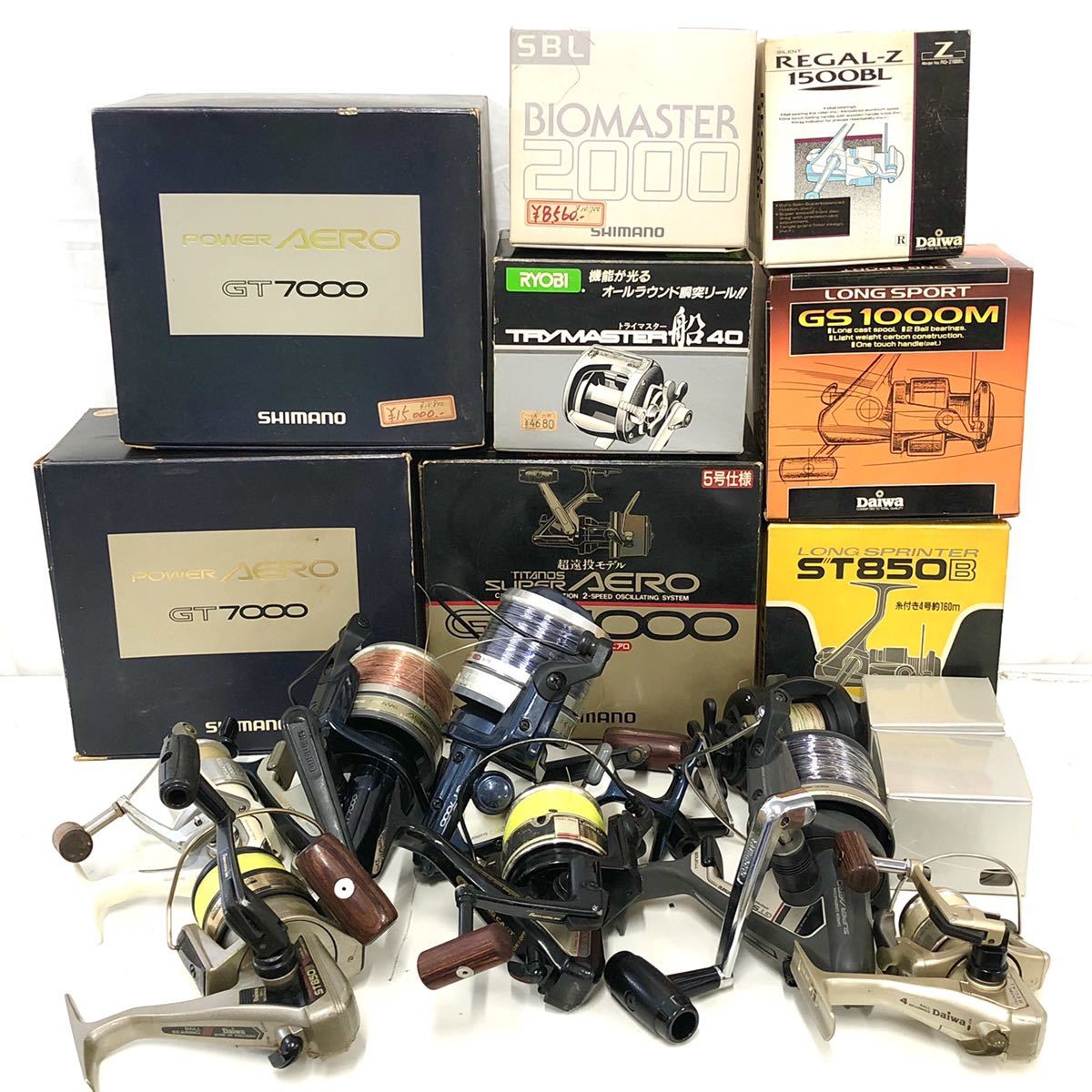 リール ダイワ SHIMANO DAIWA 8個セット 1円スタート フィッシング 203 