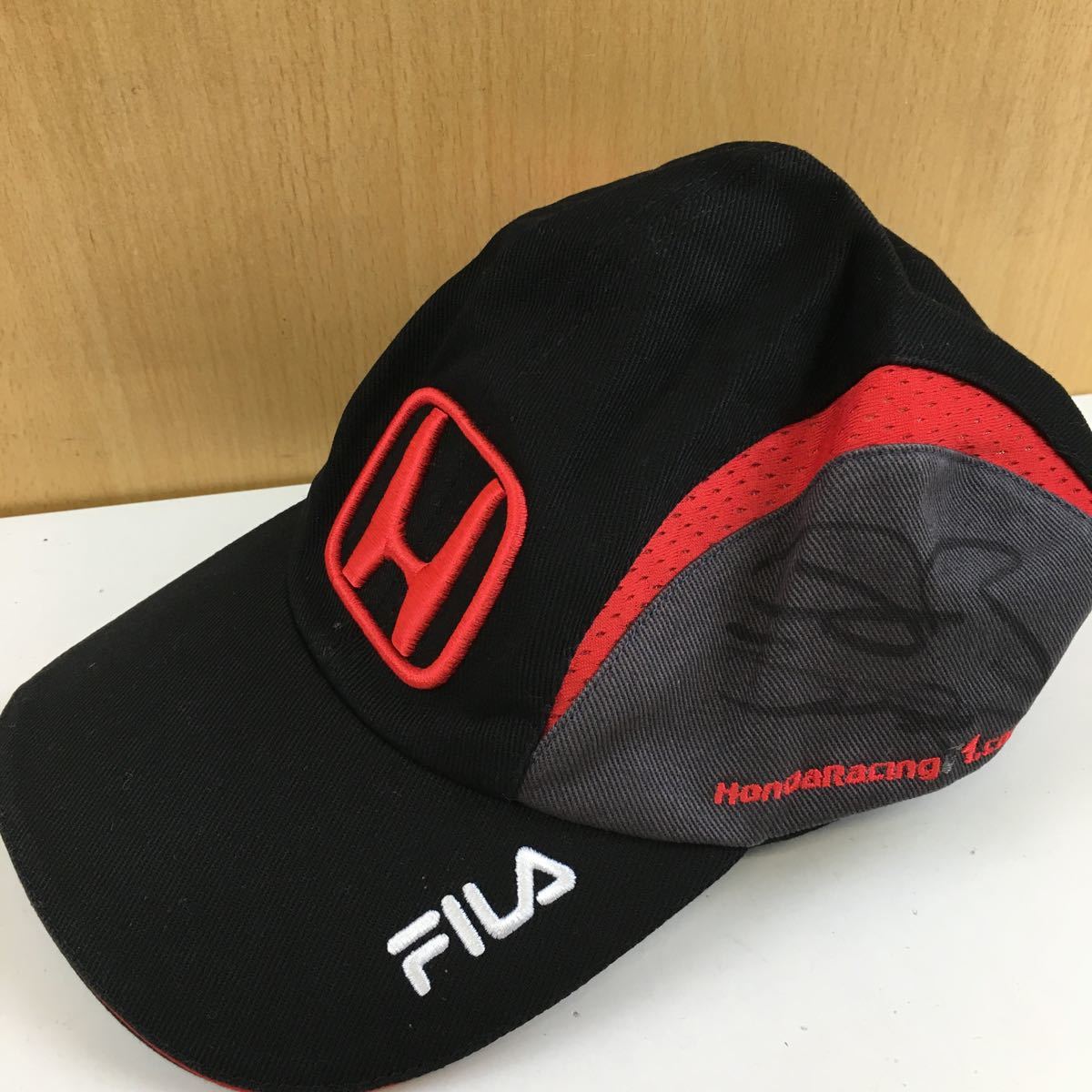  60 HONDA ホンダ キャップ帽子 サイン入り ホンダレーシング F1 FILA(F1)｜売買されたオークション情報、yahooの商品情報をアーカイブ公開 - オークファン F1