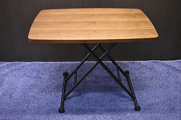 限定セール，新作登場 QH24T/ 品 1円 ウォールナット材リフティングテーブル 昇降ダイニング食卓ローテーブル作業台アウトレット家具赤字覚悟(木材)｜売買されたオークション情報、yahooの商品情報をアーカイブ公 木材