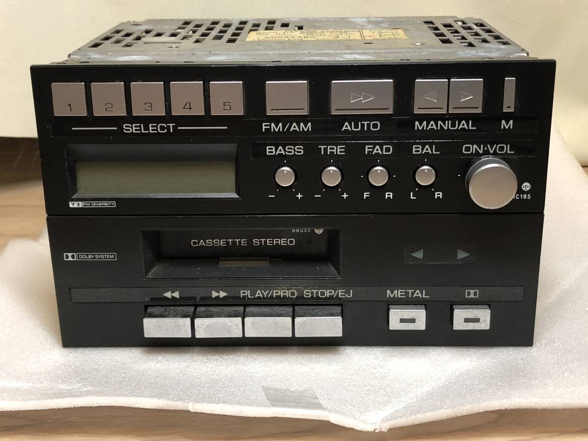 日産純正 日立 KMS-5701K カセットデッキR31スカイライン旧車ジャンク 日産 純正カセットデッキ スカイライン R31 ローレル C32 純正