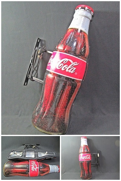 ◇[C8]Coca Cola コカコーラ看板 高さ約72cm ランプ 照明 看板