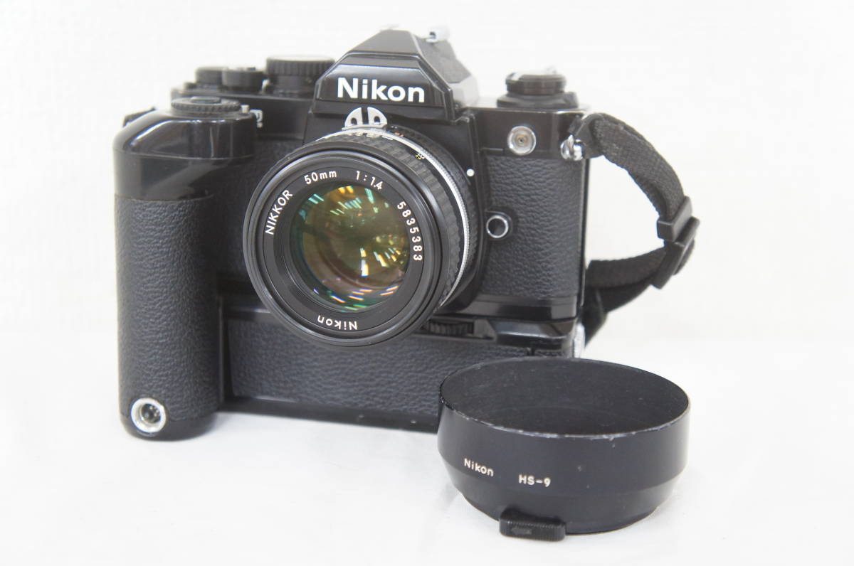 ⑬ Nikon ニコン FM2 ブラック フィルムカメラ NIKKOR 50mm F1.4