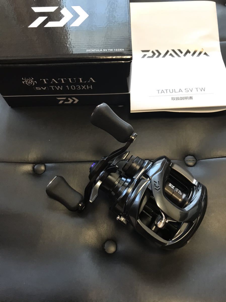☆美品☆ Daiwa／20TATULA : タトゥー SV TW 103XH 使用僅か美品】ダイワ 20タトゥーラ SV TW103XH 付属品完備