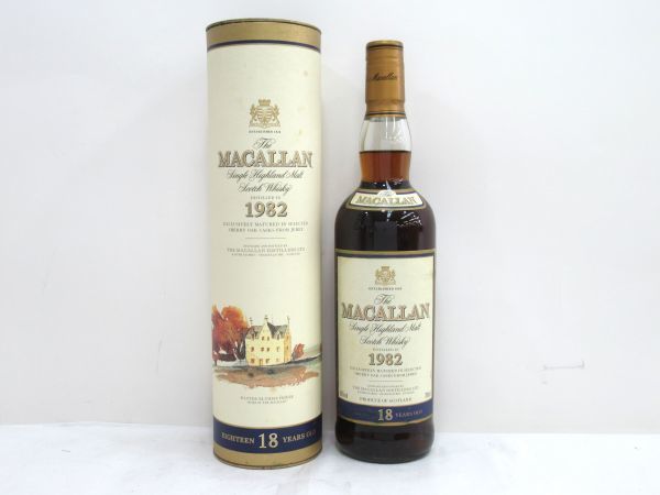 古酒 The MACALLAN マッカラン 18年 1982 シングル ハイランドモルト