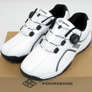 新作入荷，新作登場 FOURSENSE FOSN-001M ダイヤル式 メンズ スパイクレス シューズ 白 25.0cm(25.0cm)｜売買されたオークション情報、yahooの商品情報をアーカイブ公開 - オークファン 25.0cm