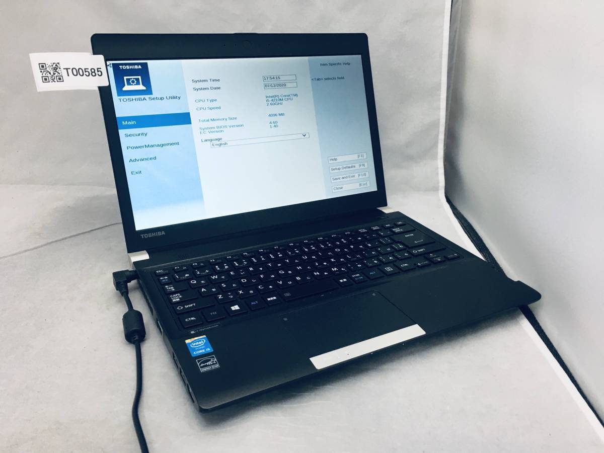 ◇【ジャンク】TOSHIBA dynabook R734/M / Intel Core i5 4210M 2.60