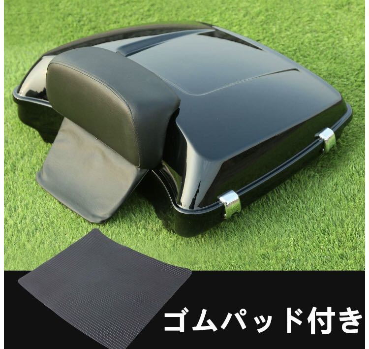 人気セール，正規品 セール 即納ハーレー ツアーパック チョップド 薄型 ブラック パッド付 ツーリング ストリート ロード グライド ロードキング(ハーレーダビッドソン用)｜売買されたオークション情報、yahoo ハーレーダビッドソン用