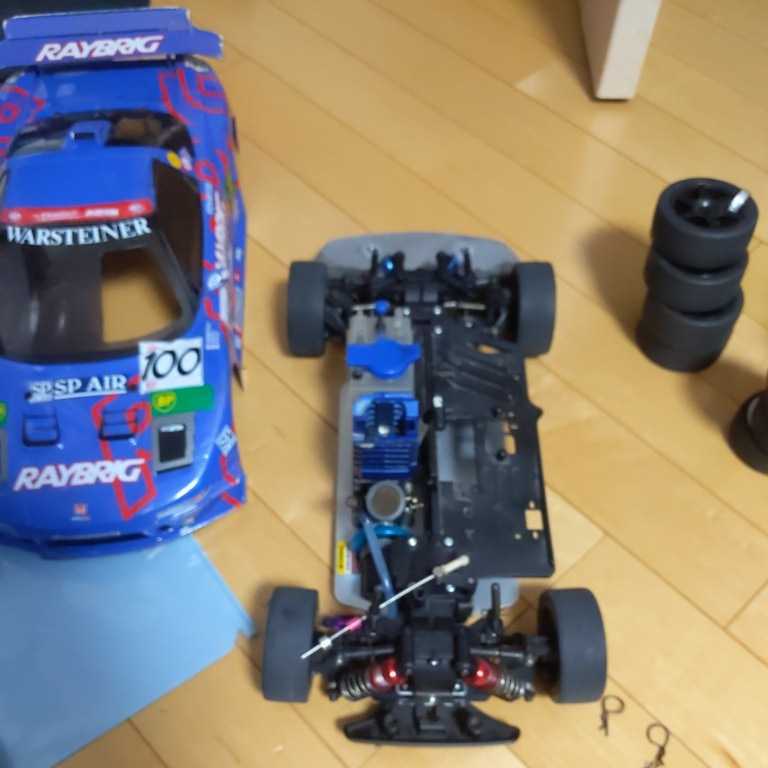 京商 電動ラジコン エンジンと電動 ラジコンカー 部品取りなどに