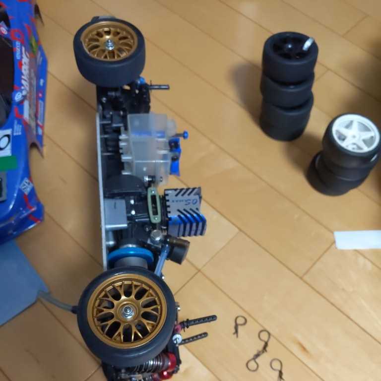 京商 電動ラジコン エンジンと電動 ラジコンカー 部品取りなどに