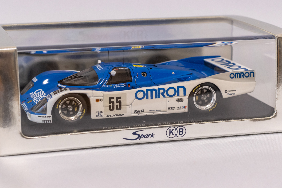 SPARKPorsche 962C #55 LM 1989 OMRON スパーク 1⁄43 ポルシェ 962C