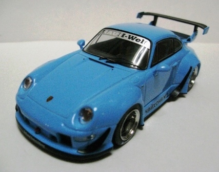 イグニッションモデル 1⁄43 RWB ポルシェ 993 シルバー 1/43 RWB 993
