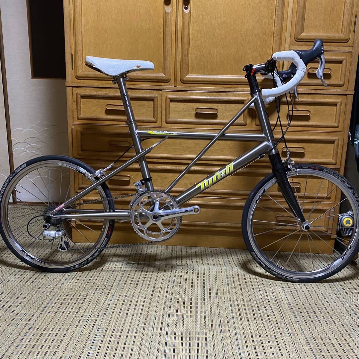 Tyrell PKZ Campagnolo ATHENA タイレル チタン ミニベロ 美品(小径車