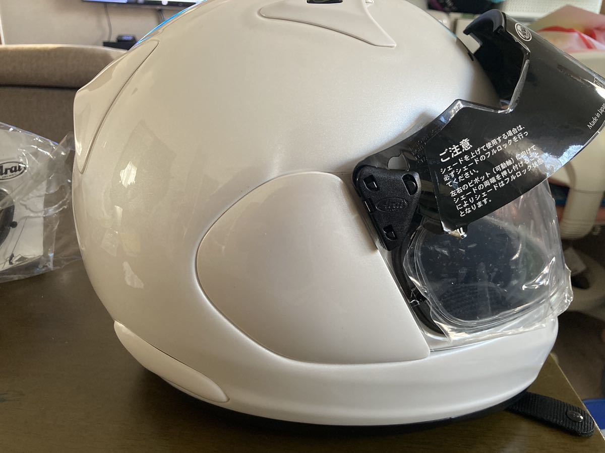Arai アライ PROFILE プロファイル ホワイト 59 60ヘルメット Arai PROFILE アライ プロファイル(59～60) グラスホワイト ヘルメット