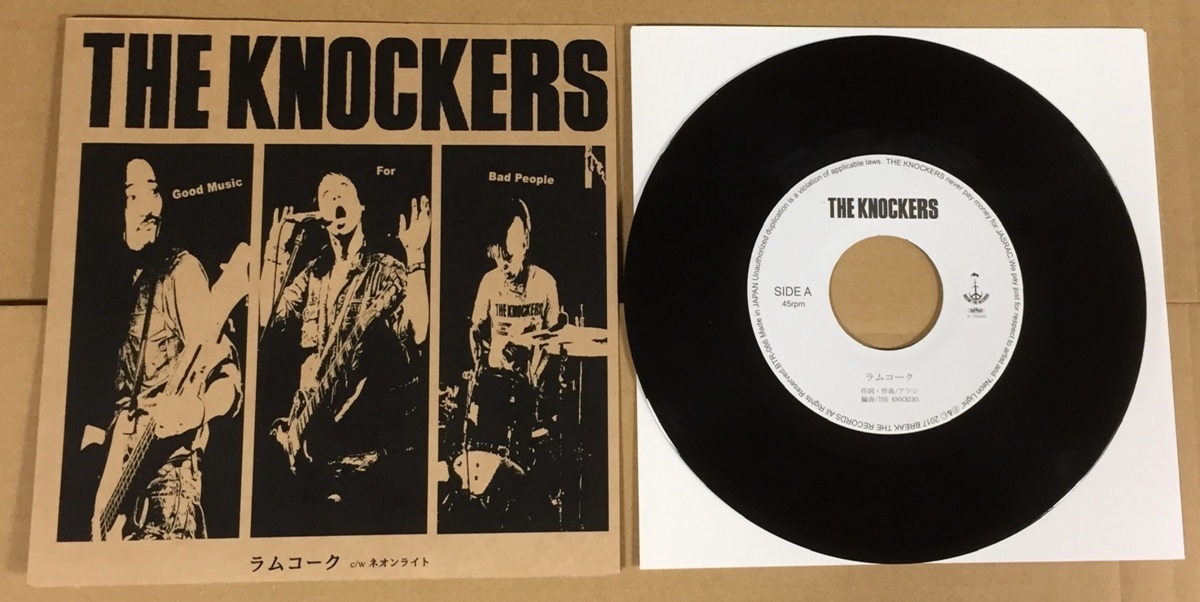 ◇THE KNOCKERS ノッカーズ 7 ラムコーク/ネオンライト JAPANESE PUNK