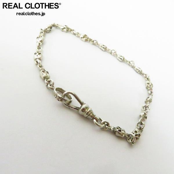 【18K】loree rodkin タイニースカルビーズブレスレット Loree Rodkin ローリーロドキン リング スカル ジルコニア SILVER 約