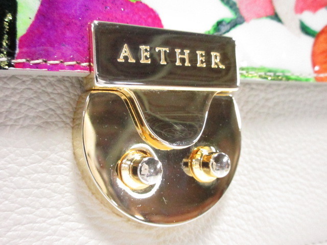 希少✨良品AETHER エーテル チェーンショルダーバッグ ミニバッグ 桜柄