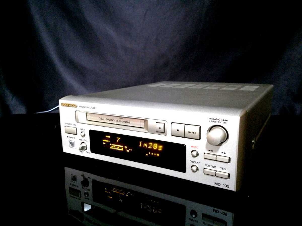 ONKYO MD-105 オンキヨー MDレコーダー♪除菌 オンキョー MDレコーダー