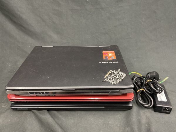 Dell PC 4台まとめ売り ジャンク 処分品 0803-113H③3933 ノートパソコン 3台 まとめ FUJITSU 富士通 / TOSHIBA