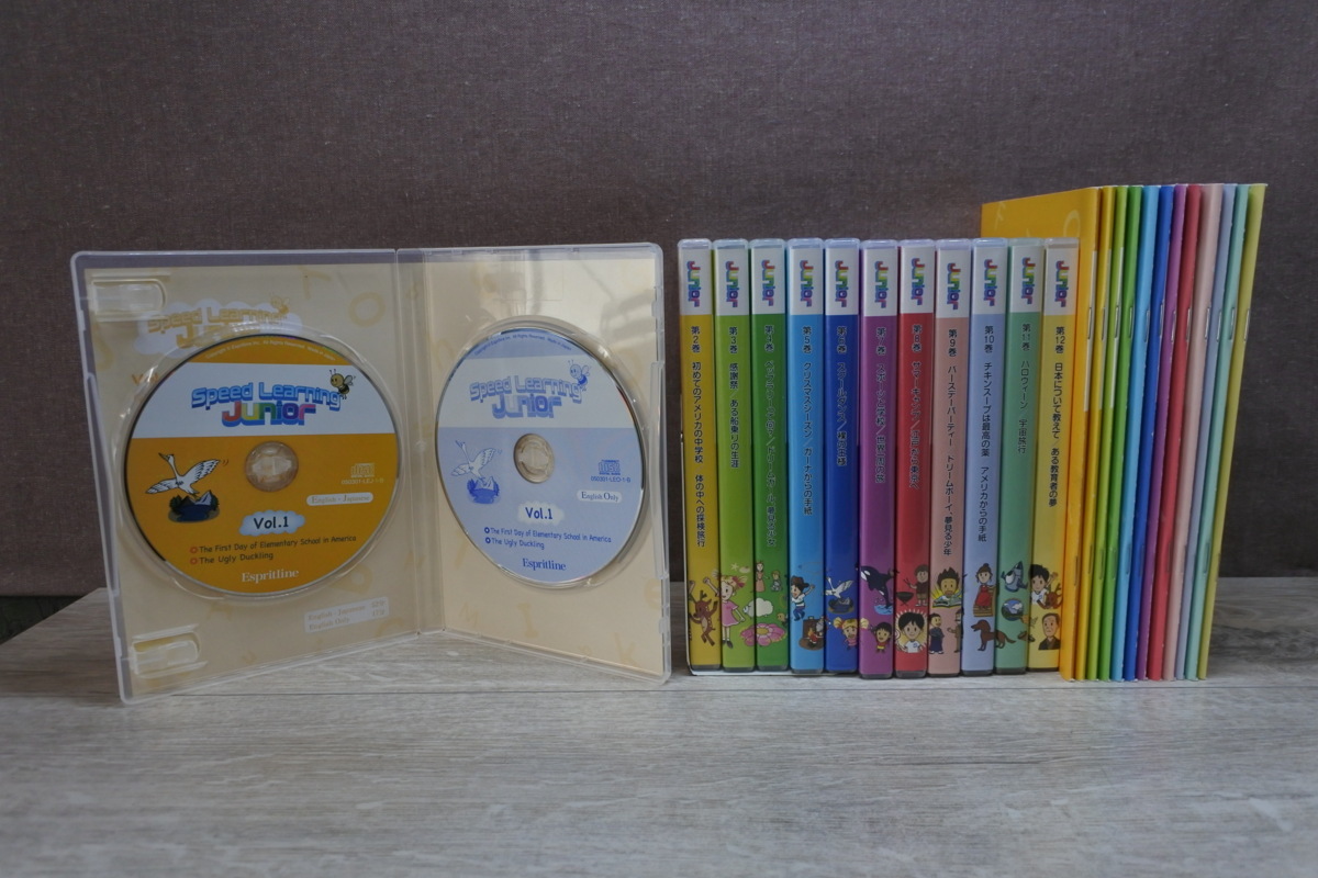 スピードラーニング Speed Learning ジュニア Junior 1〜4巻セット