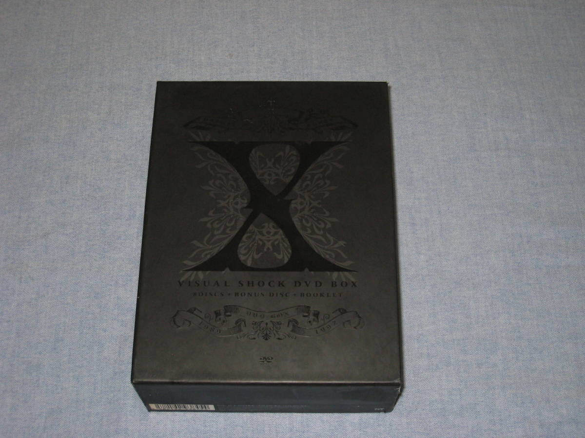 □DVD-BOX/9枚組「X JAPAN X VISUAL SHOCK DVD BOX 1989-1992」ケース