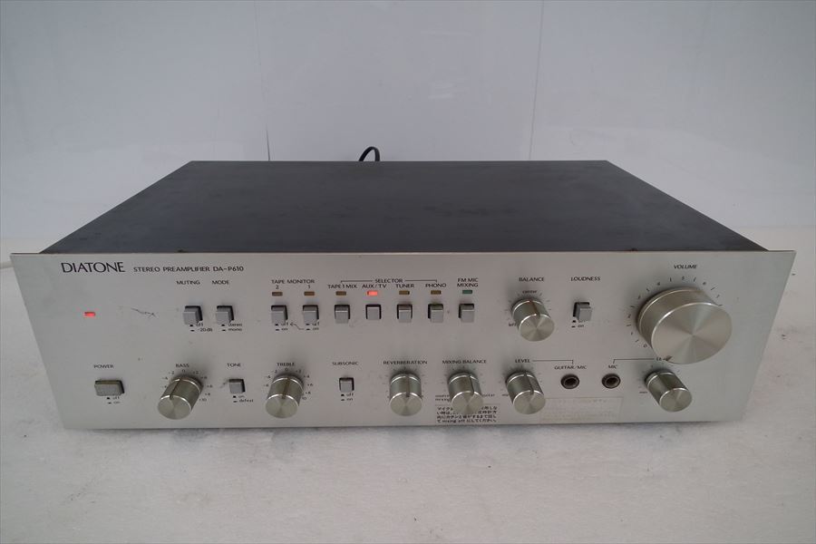 ☆ DIATONE ダイヤトーン DA-P610 プリアンプ 中古現状品 200807H1188 