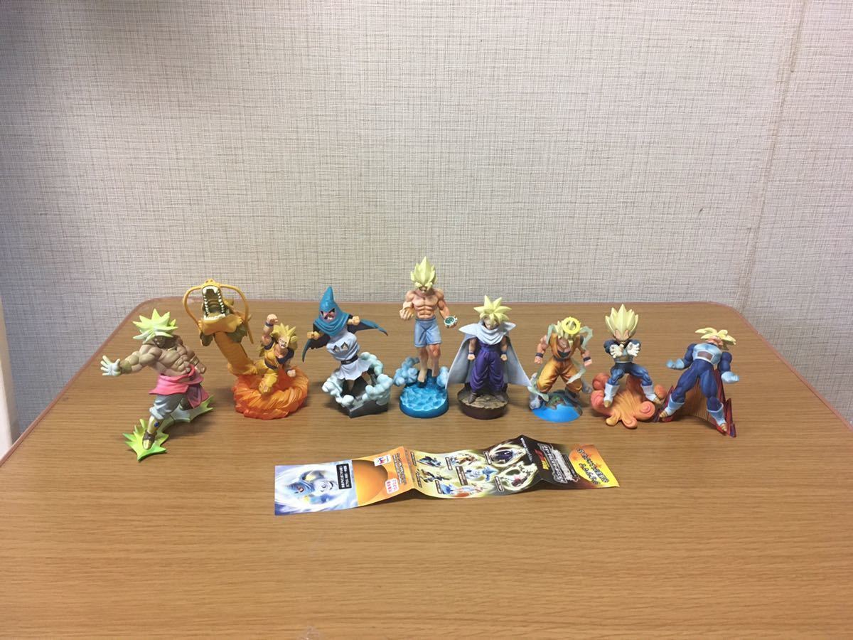 美品　ドラゴンボールカプセル ネオ　結集・伝説の超戦士編　8体　ボーナスパーツ　龍拳悟空　マイティマスク　ブロリー　悟飯　ベジータ