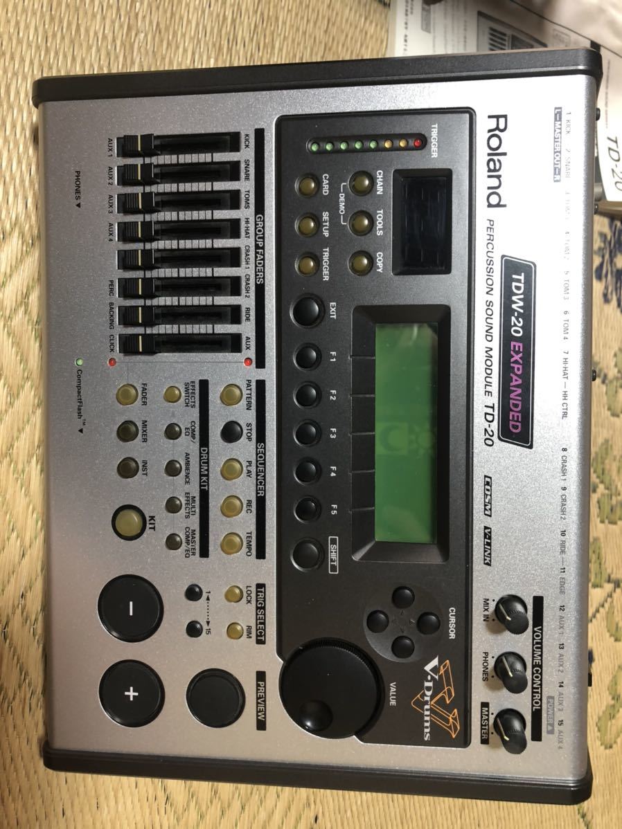 Roland製 V-Drums 音源モジュール TD-20 Roland ローランド V-Drums TD