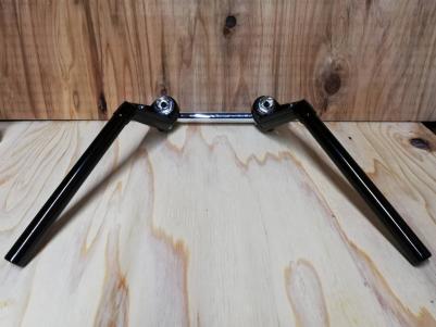 ハンドル VFタイプ ブラック 黒 旧車 汎用 φ35π変換キット バイク 変換