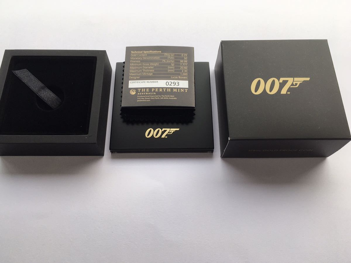 007 ツバル ジェームズ・ボンド 0 NGC MS70 2024年 1ドル 黄金銃を持つ男』