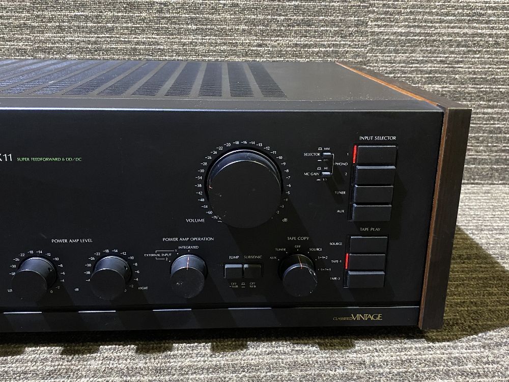 □□ 名機 SANSUI プリメインアンプ AU-X11 / サンスイ □□ ,xvpbvx