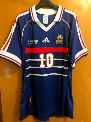  1998 FIFAワールドカップ フランス代表 ユニフォーム ジダン(フランス)｜売買されたオークション情報、yahooの商品情報をアーカイブ公開 - オークファン ユニフォーム