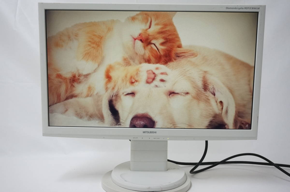 【中古品/動作確認済み/M1171】23インチ 液晶ディスプレイ 三菱　RDT231WLM 正常動作確認済み_1