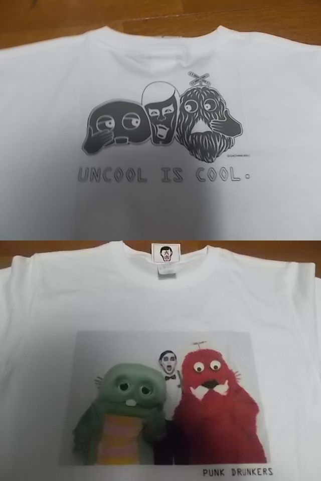定価6050円 送料無料 未使用 ひらけ!ポンキッキ ガチャピン ムック コラボ Tシャツ XL パンクドランカーズ punkdrunkers フジテレビ