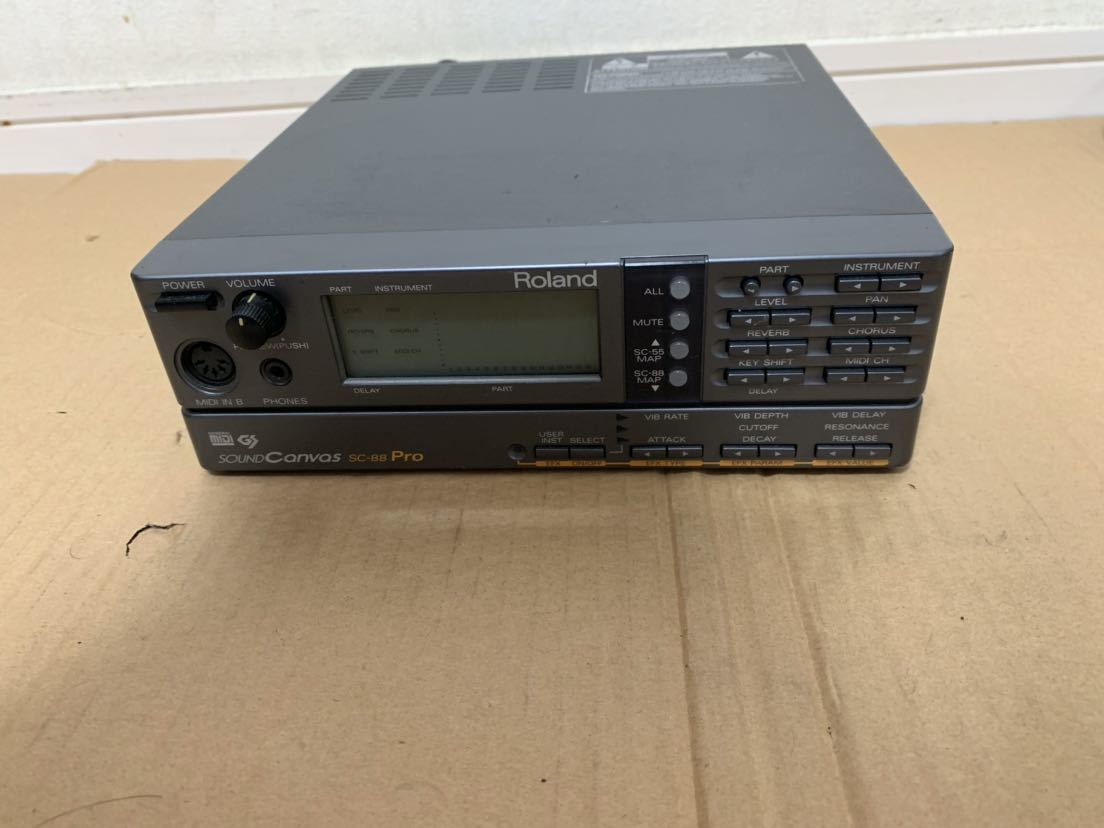 Roland SOUND Canvas SC-88Pro MIDI音源モジュール ローランド