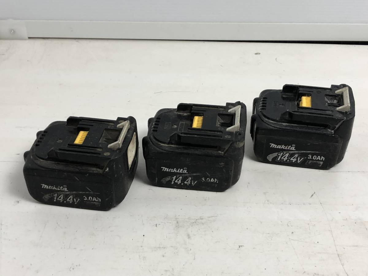 お得，本物保証 makita 純正 リチウムイオン バッテリ 14.4V マキタ BL1430B 3.0Ah 3個セット(パーツ)｜売買されたオークション情報、yahooの商品情報をアーカイブ公開 - オークファン インパクトドライバ