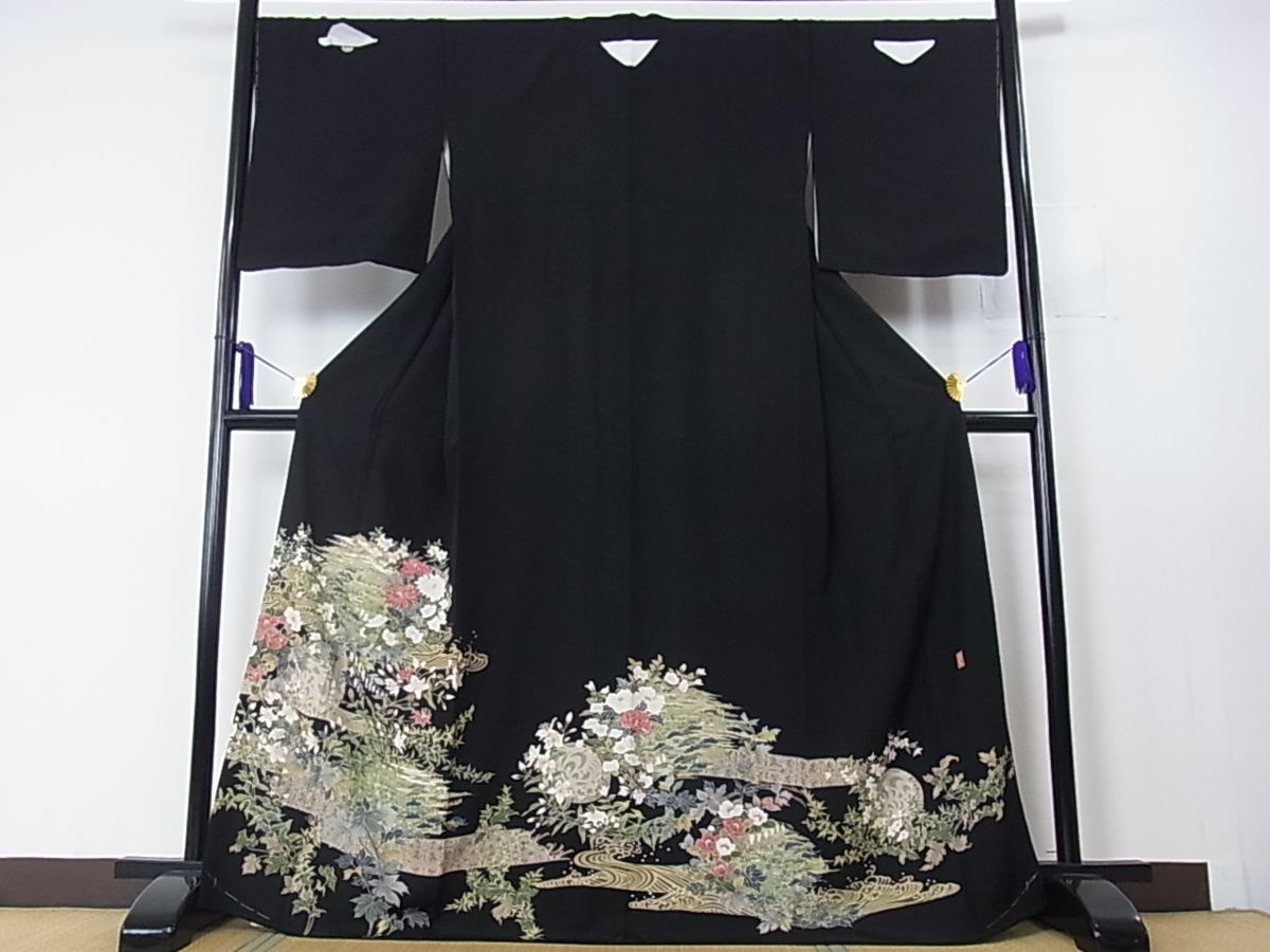 作家物 ベストストア日本一受賞店！□平和屋着物□豪華黒留袖 ベスト 