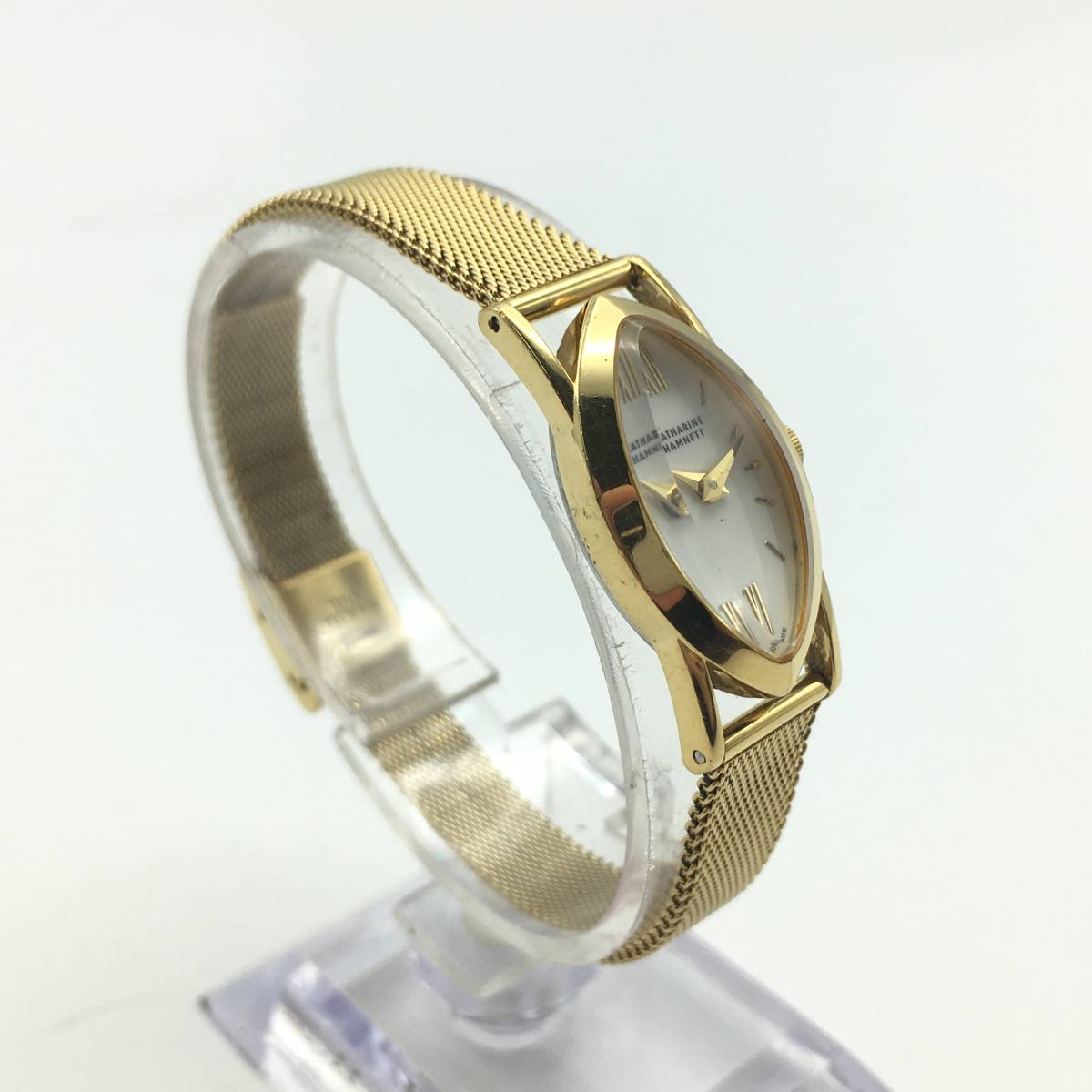 J 1953 Katharine Hamnett キャサリン ハムネット レディース クォーツ 腕時計 Kh 0806 女性用 売買されたオークション情報 Yahooの商品情報をアーカイブ公開 オークファン Aucfan Com