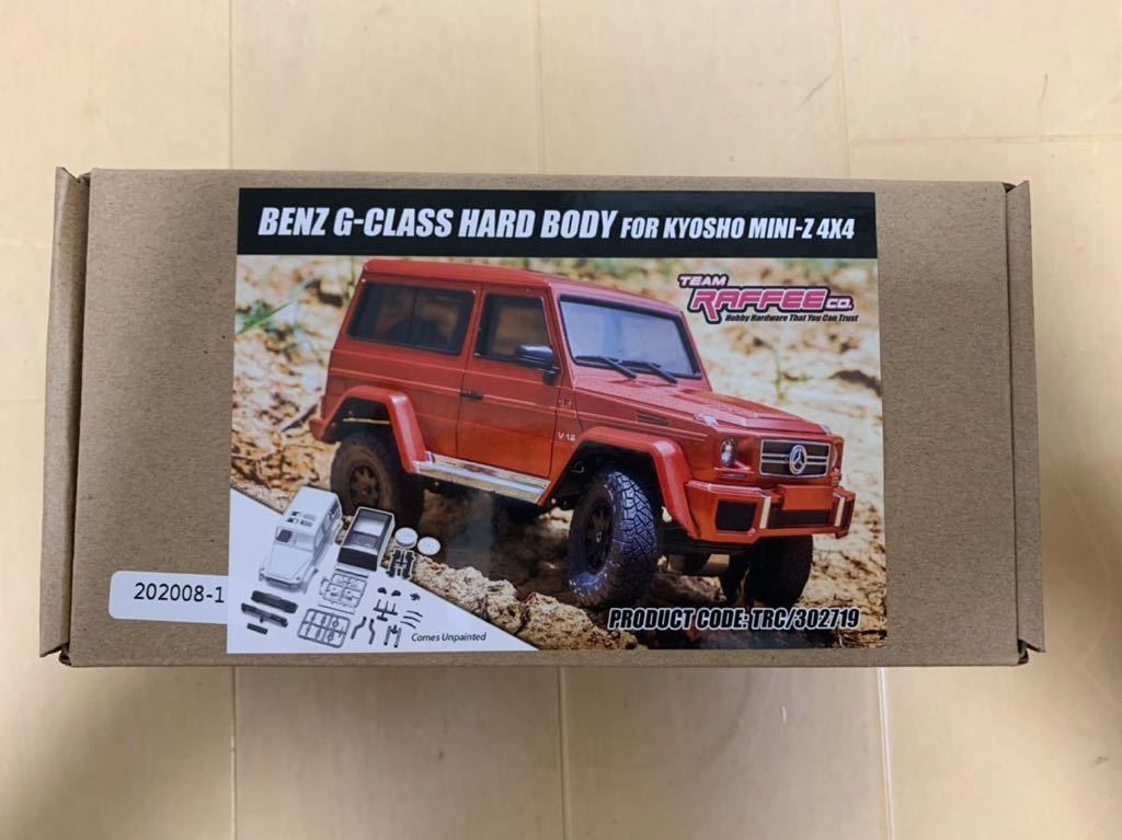 希少入荷。新品未開封 ベンツ BENZ G-CLASS HARD BODY FOR KYOSHO MINI-Z 4