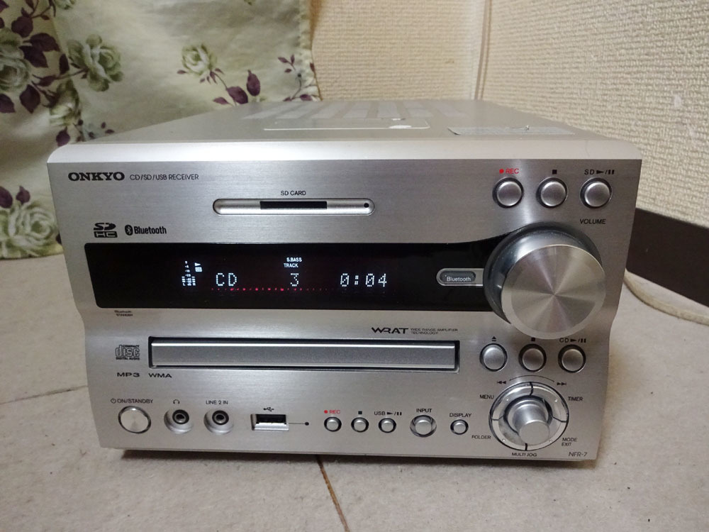 ONKYO／オンキョー CD/SD/USB/Bluetooth レシーバーシステム NFR-7 (X