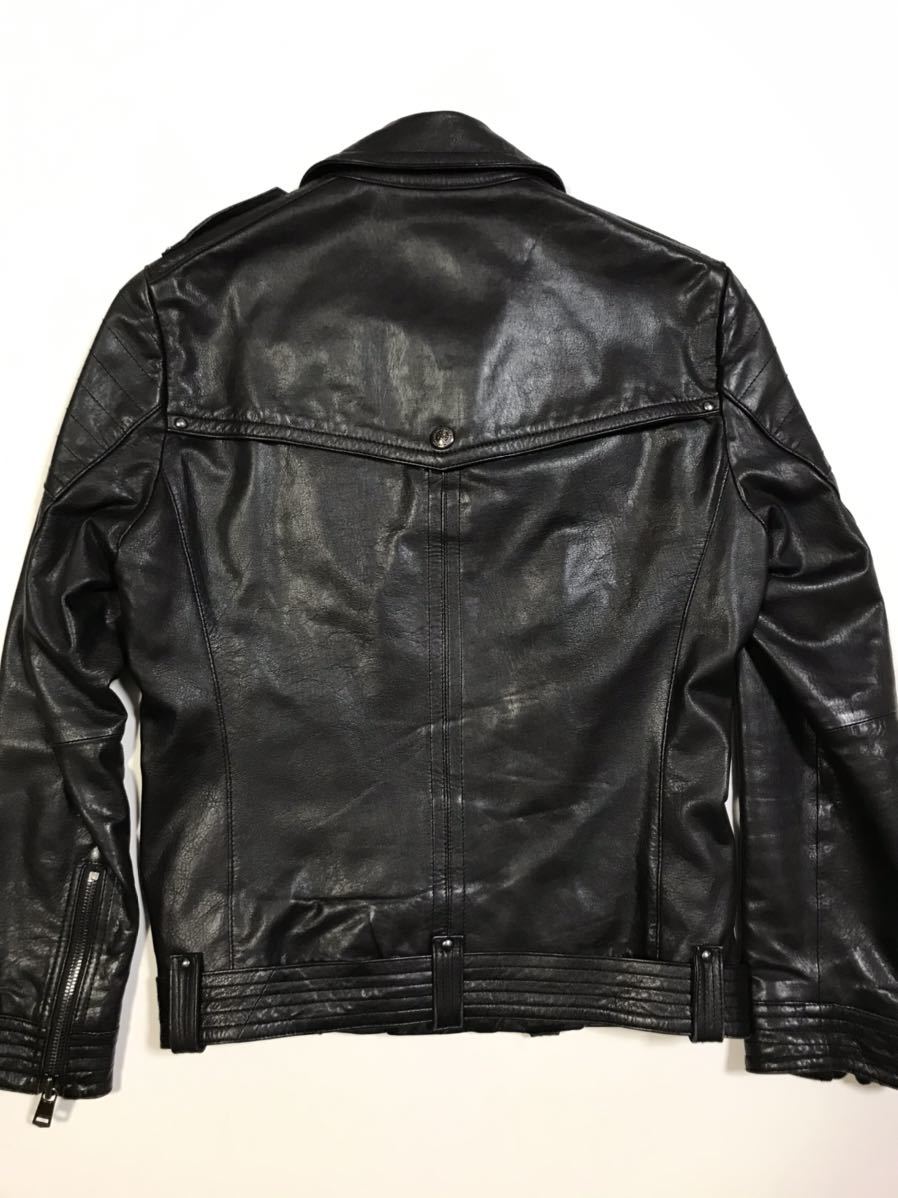 BLACK LABEL バーバリーブラックレーベル ラムレザー レザージャケット